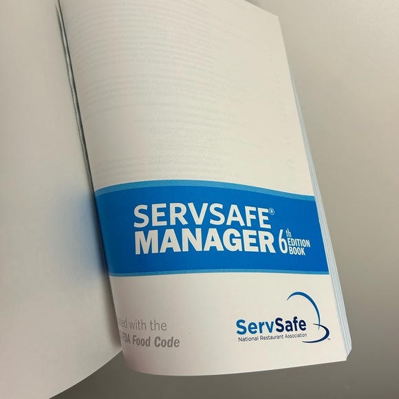 ServSafe Manager 6th Edition Book ESX6R V.1505 2013 Update FDA Food Code - Picture 5 of 9